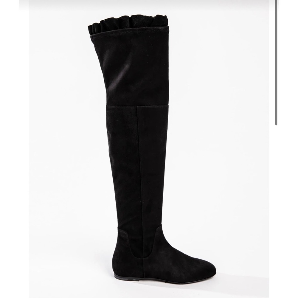 Twin-Set Women's Elegant Black Over the Knee Boots - Picture 2 of 7
